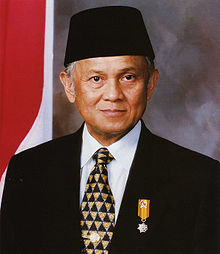nama presiden indonesia bj habibie