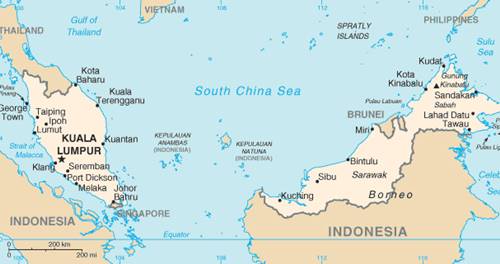 Letak Geografis Malaysia Beserta Batas Wilayah dan Pengaruhnya